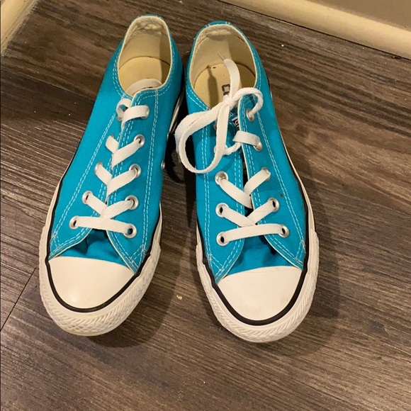 Converse Shoes - Like NEW blue Converses. Used twice.